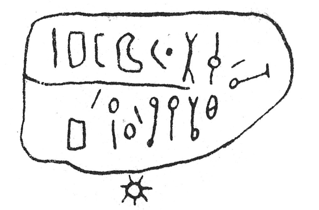 inscription of siglum C 912