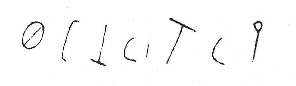 inscription of siglum C 918