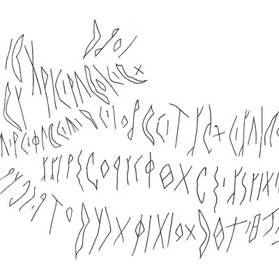 inscription of siglum C 973