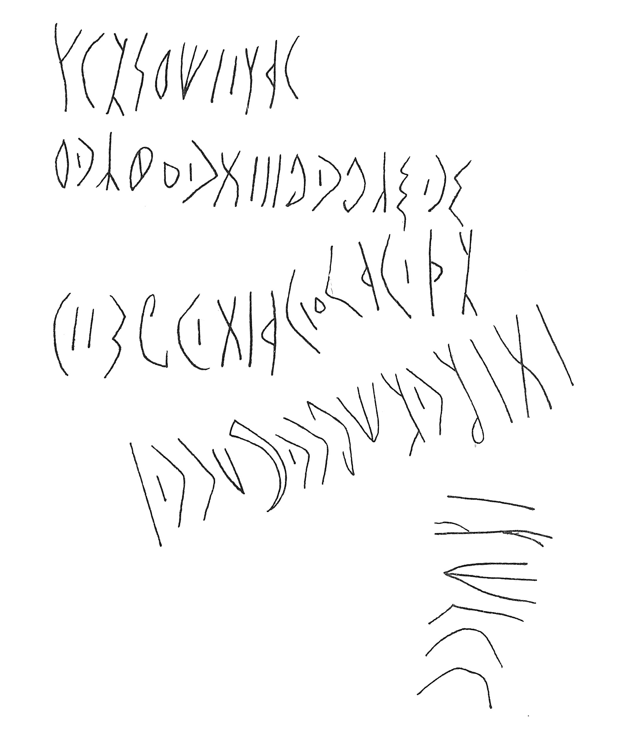 inscription of siglum C 990