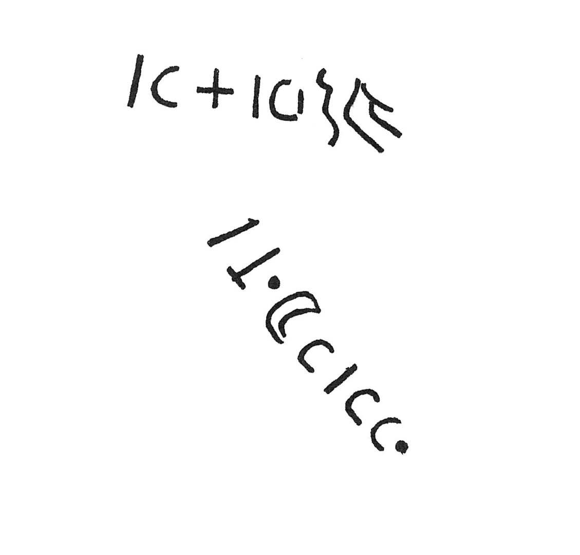 inscription of siglum C 998