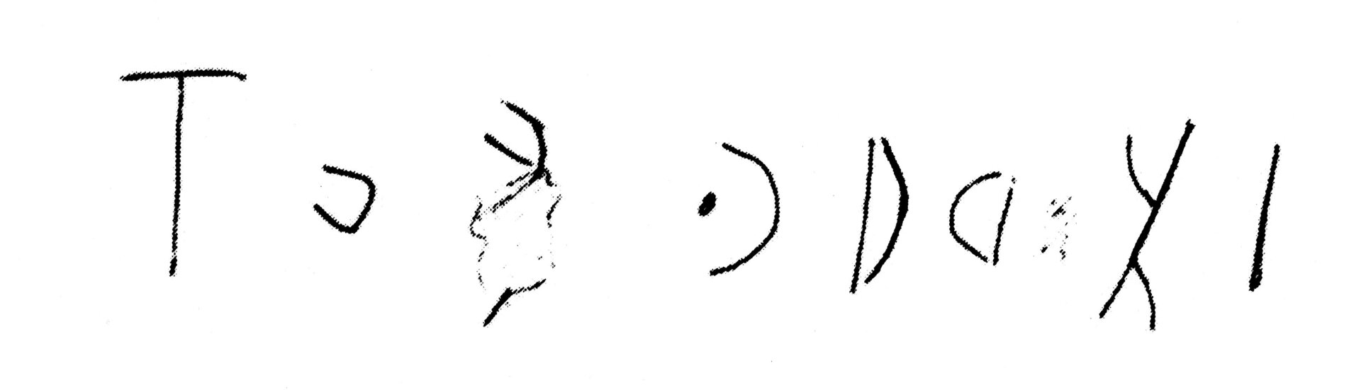 Copy of inscription of siglum CGSP 6