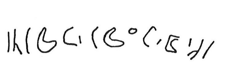 inscription of siglum CSNS 101
