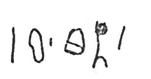 inscription of siglum CSNS 16