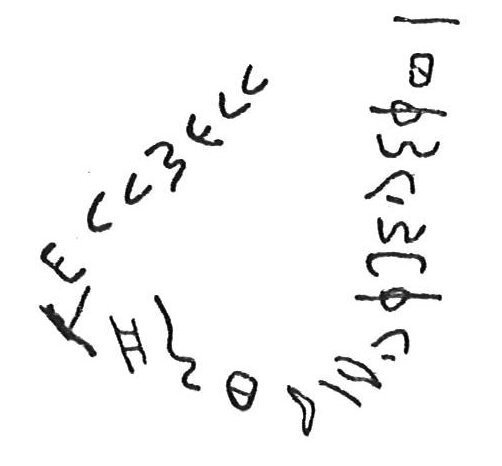inscription of siglum CSNS 190