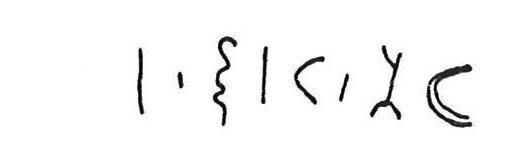 inscription of siglum CSNS 212