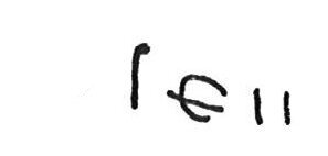 inscription of siglum CSNS 302