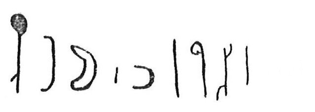 inscription of siglum CSNS 334