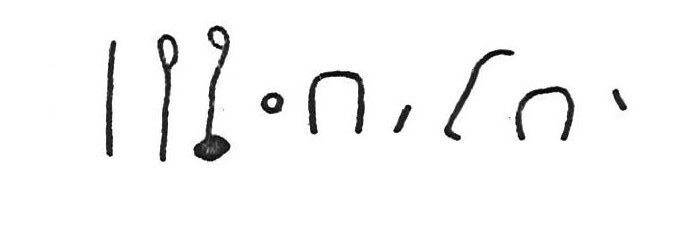 inscription of siglum CSNS 364