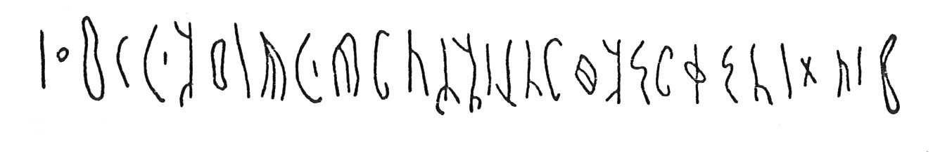 inscription of siglum CSNS 998