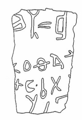 inscription of siglum CSP 3.1