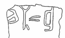 inscription of siglum CSP 3.1