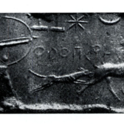 inscription of siglum Cylinder seal Erlenmeyer