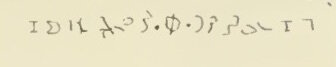 inscription of siglum Do, Pl. XX, 37, 3