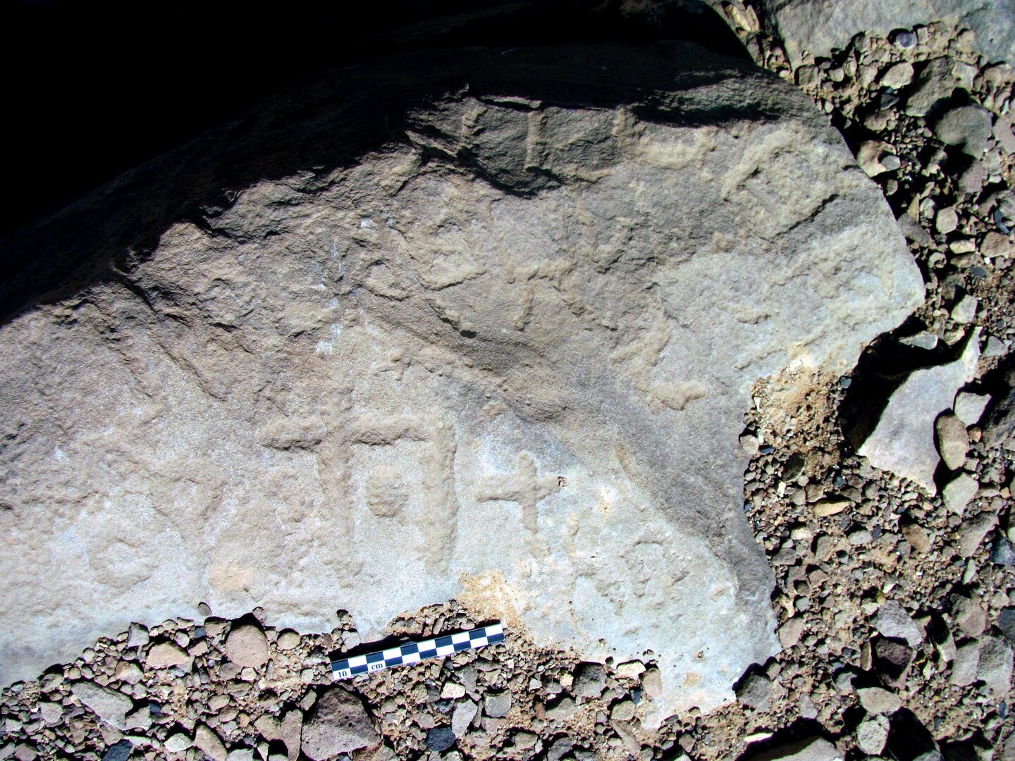 inscription of siglum ELHT Jabal Ġunaym Tay 12
