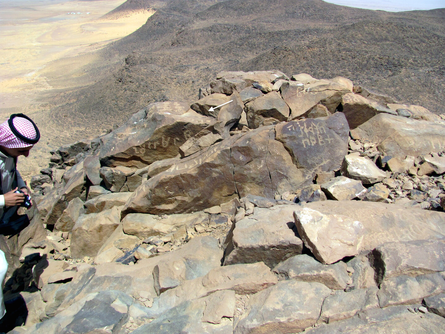 inscription of siglum ELHT Jabal Ġunaym Tay 17