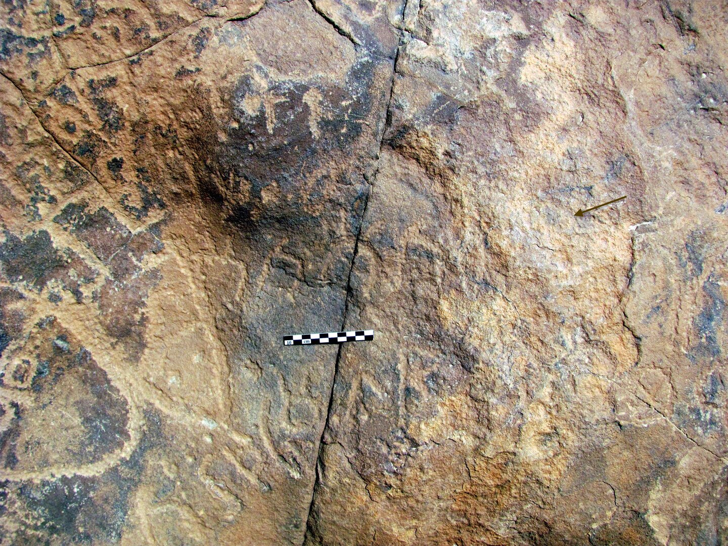 inscription of siglum ELHT Jabal Ġunaym Tay 19