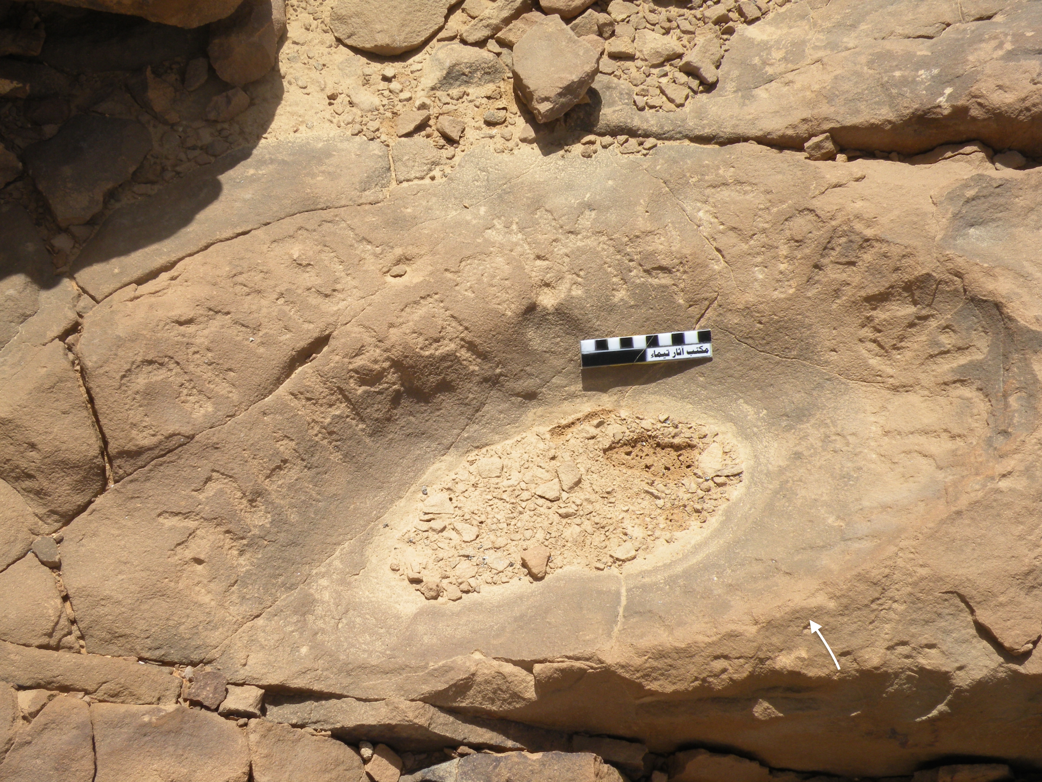 inscription of siglum ELHT Jabal Ġunaym Tay 37