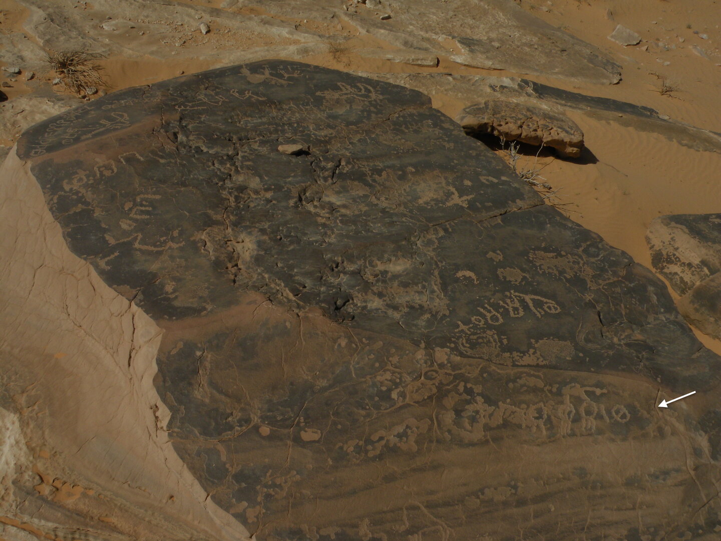 inscription of siglum ELHT Muḥaǧǧah.3 Tay 1