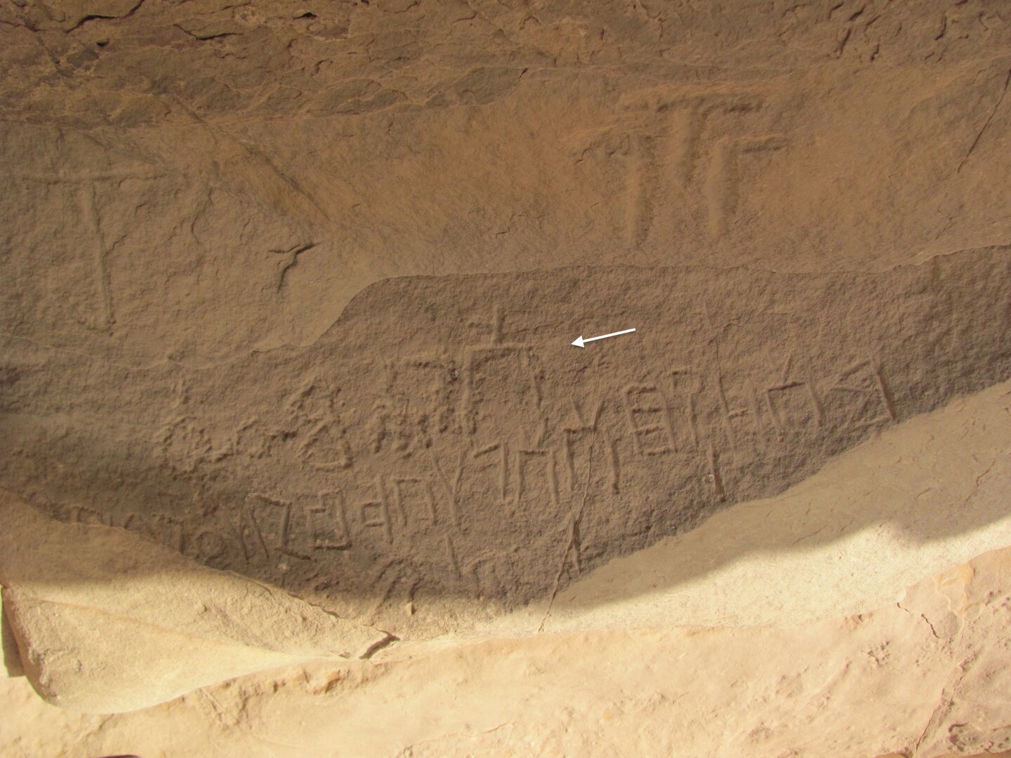 inscription of siglum ELHT Wādī al-Zaydāniyyah Tay 12