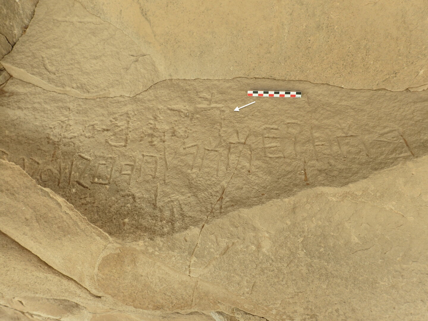 inscription of siglum ELHT Wādī al-Zaydāniyyah Tay 12