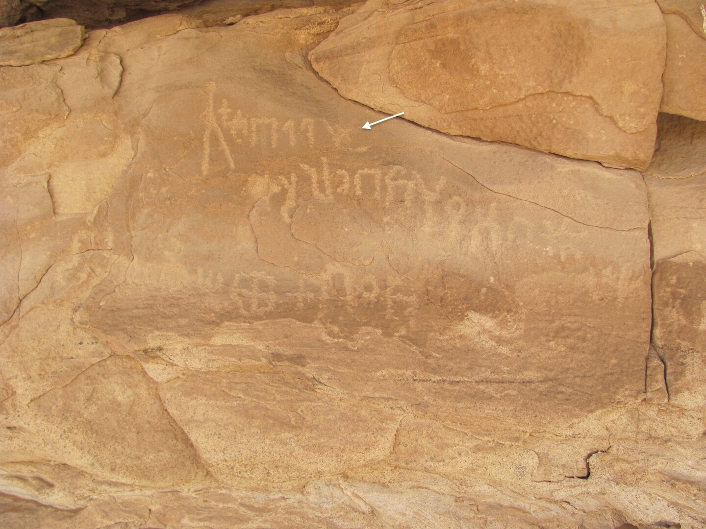 inscription of siglum ELHT Wādī al-Zaydāniyyah Tay 9