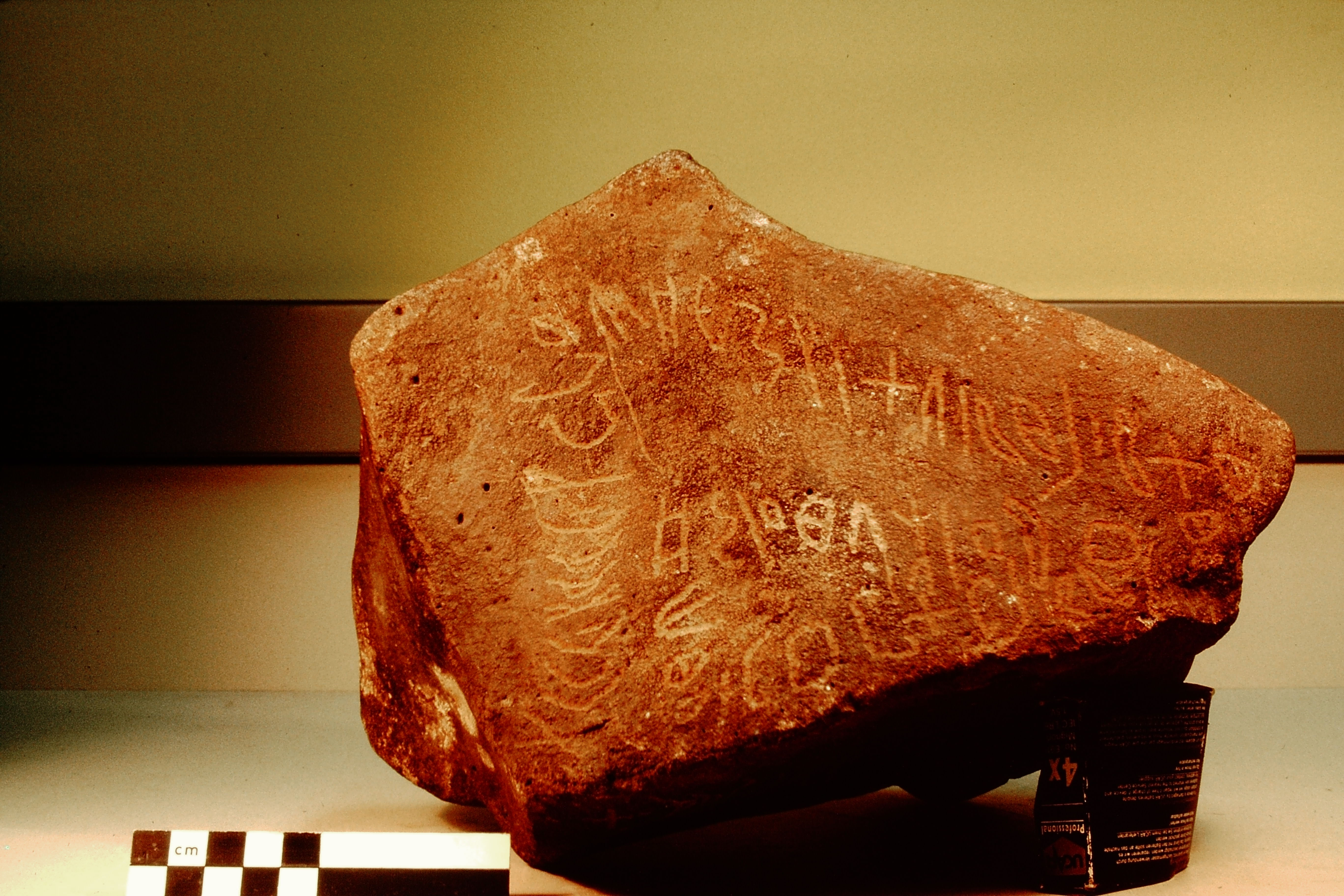 inscription of siglum Field Museum of Natural History, Chicago 158703