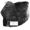 inscription of siglum Field Museum of Natural History, Chicago 158703