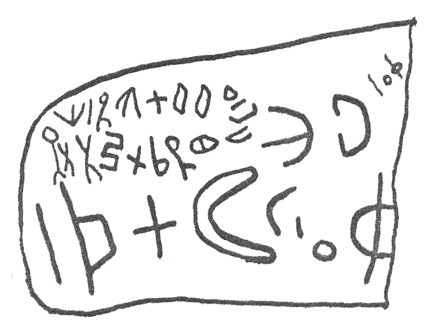 inscription of siglum HCH 118