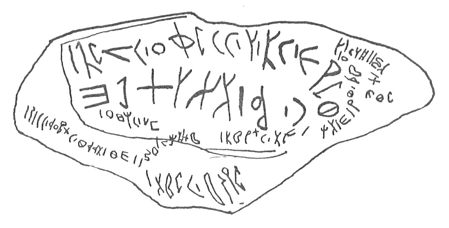 inscription of siglum HCH 129