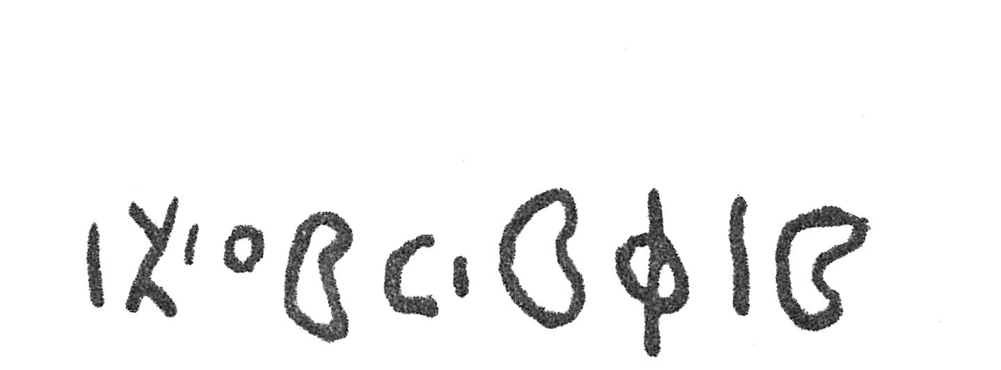 inscription of siglum HCH 197