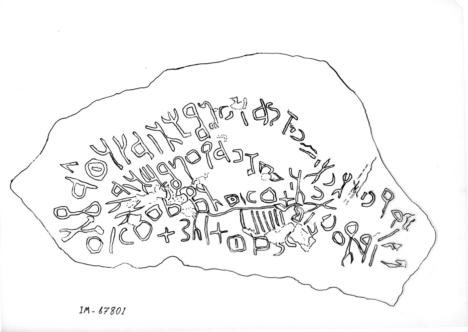 inscription of siglum HFSI 67801.1