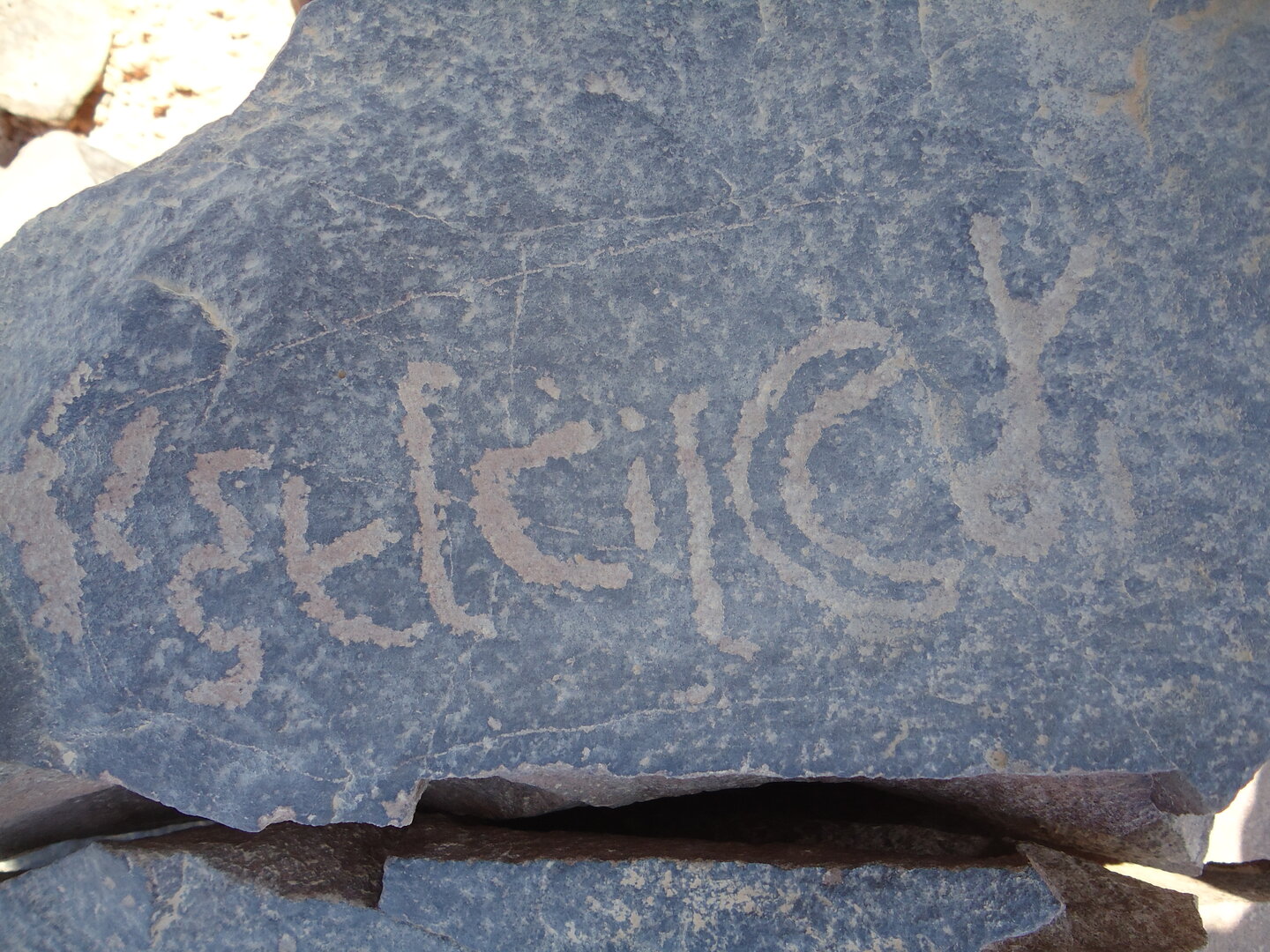 inscription of siglum HNSD 124