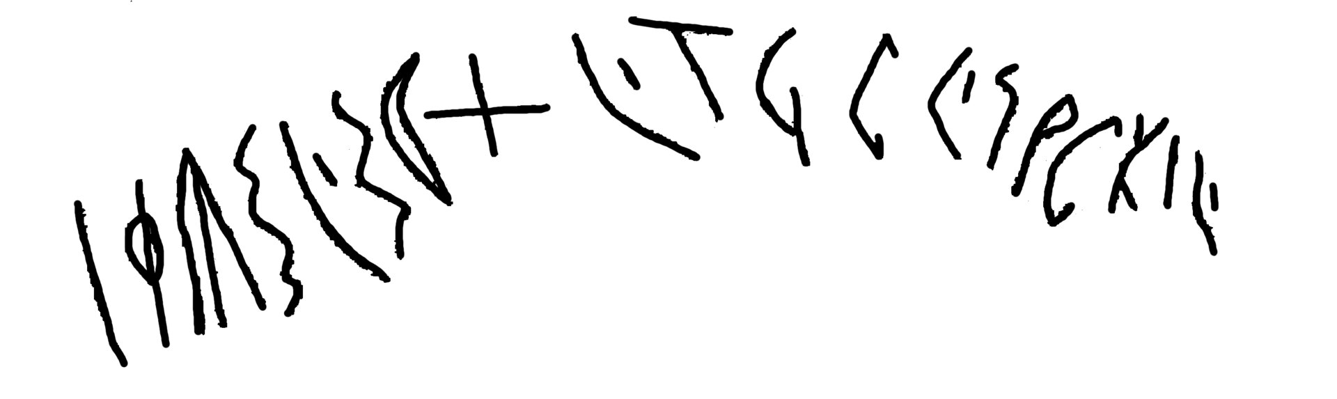 inscription of siglum HSNS 1