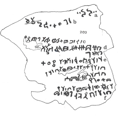 inscription of siglum HU 789 a and b (= HU 187–188)
