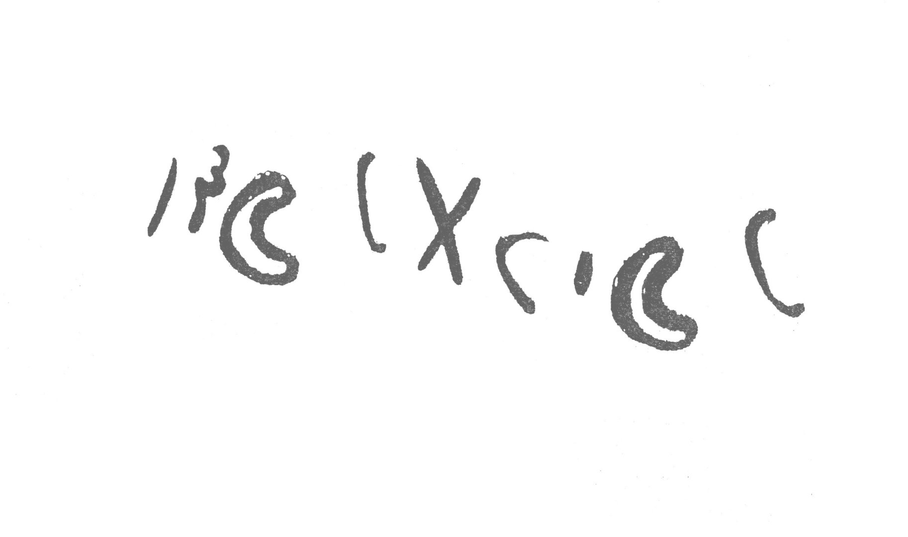 inscription of siglum HaNS 434