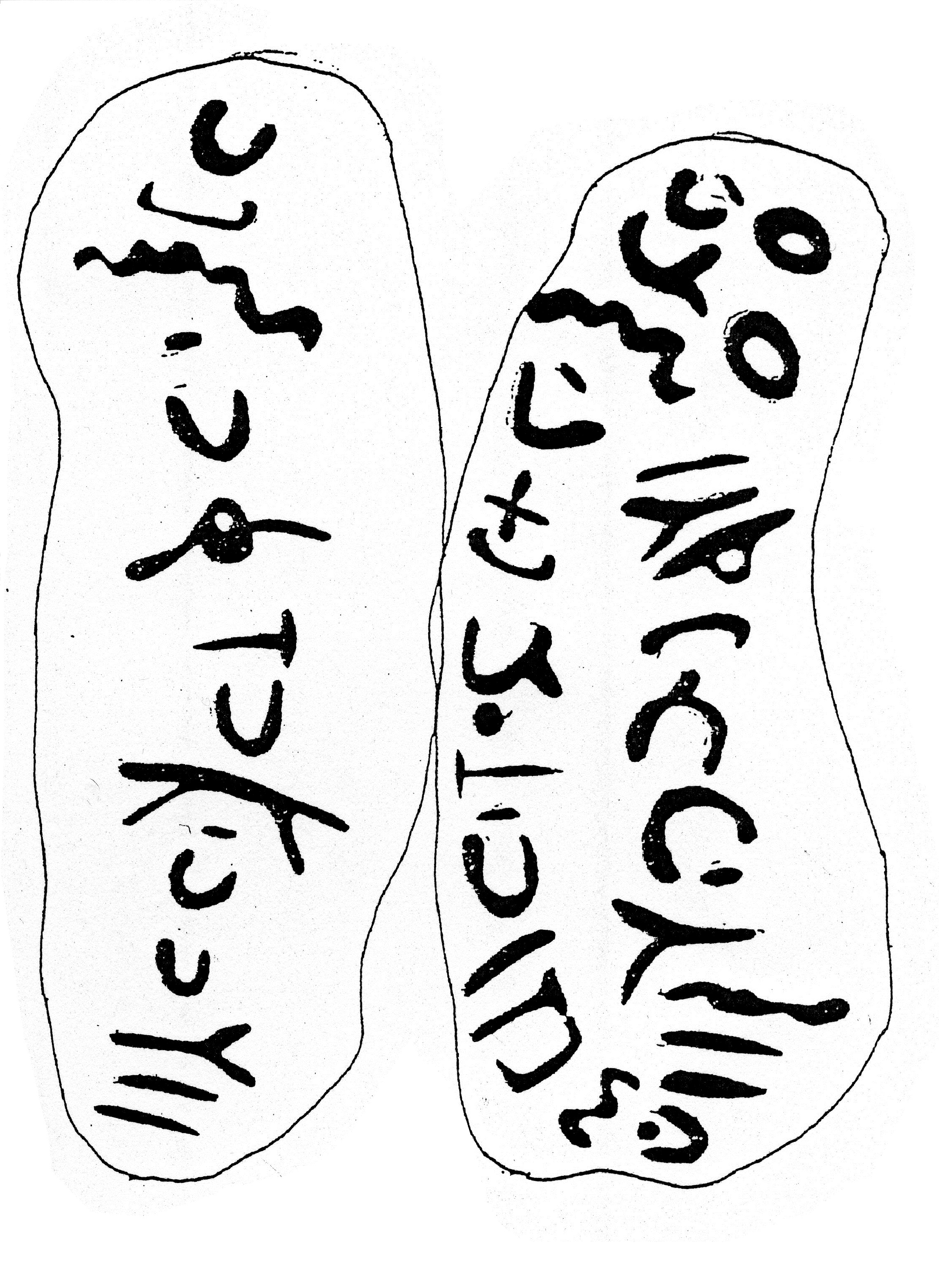 inscription of siglum HaNS 445