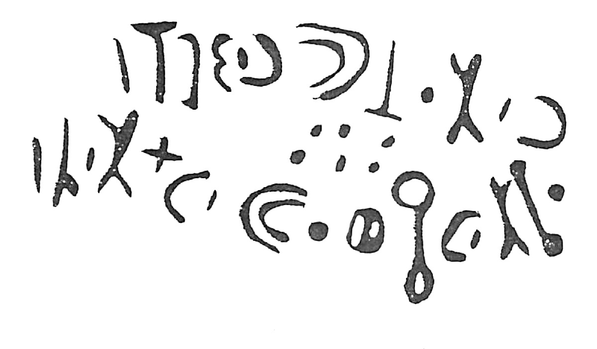 inscription of siglum HaNS 566