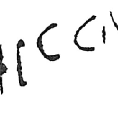 inscription of siglum HaNS 58