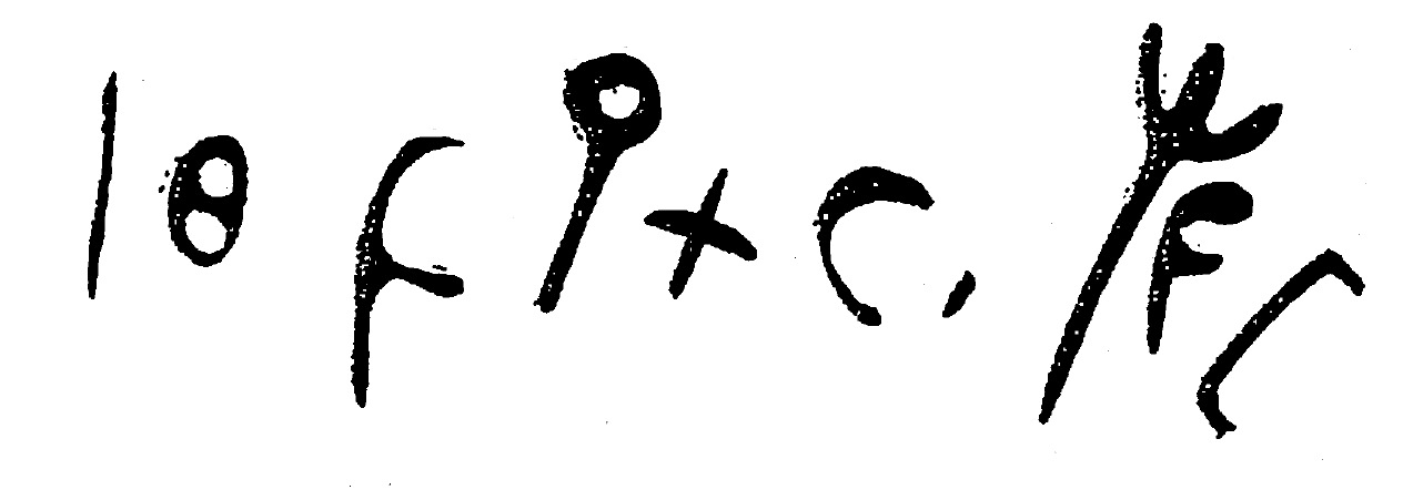 inscription of siglum HaNS 590