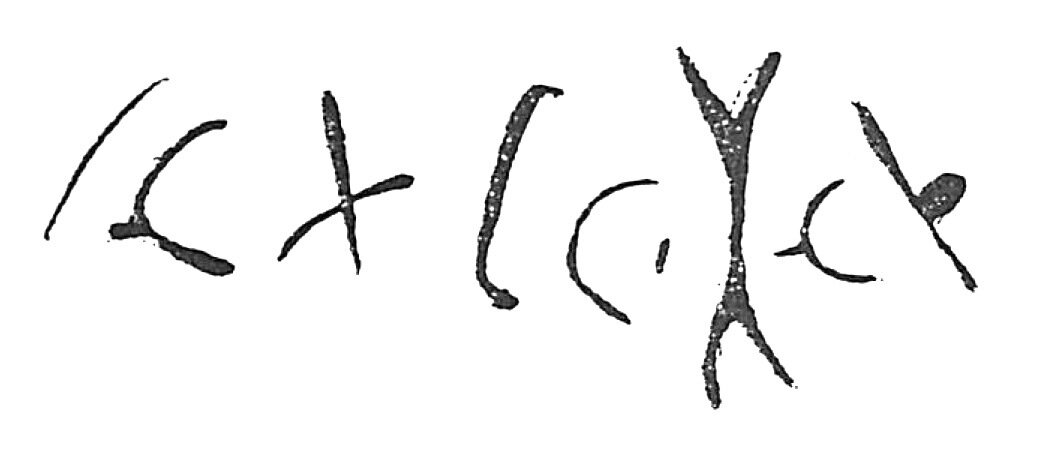 inscription of siglum HaNS 598