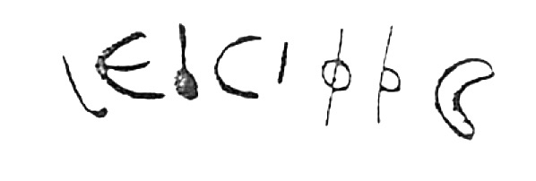 inscription of siglum HaNS 625
