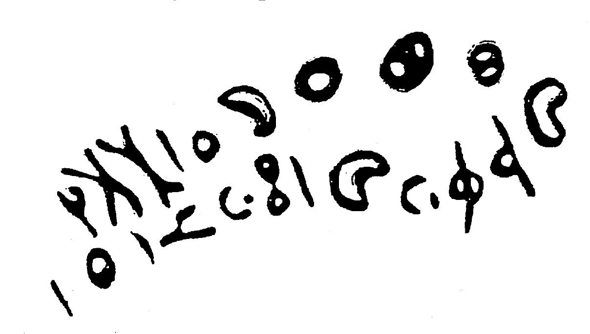 inscription of siglum HaNS 691