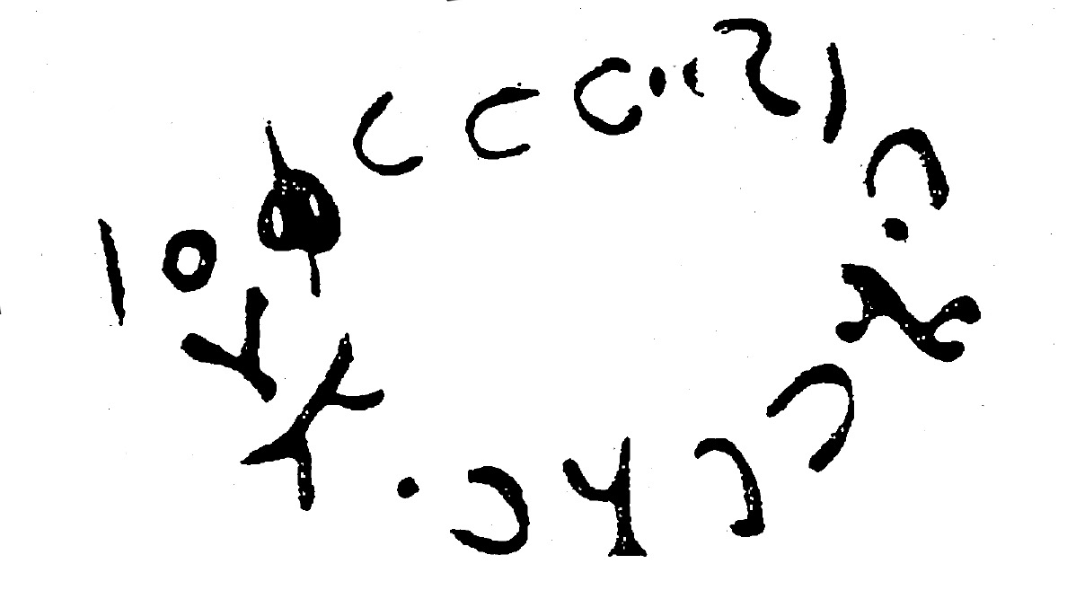 inscription of siglum HaNS 692