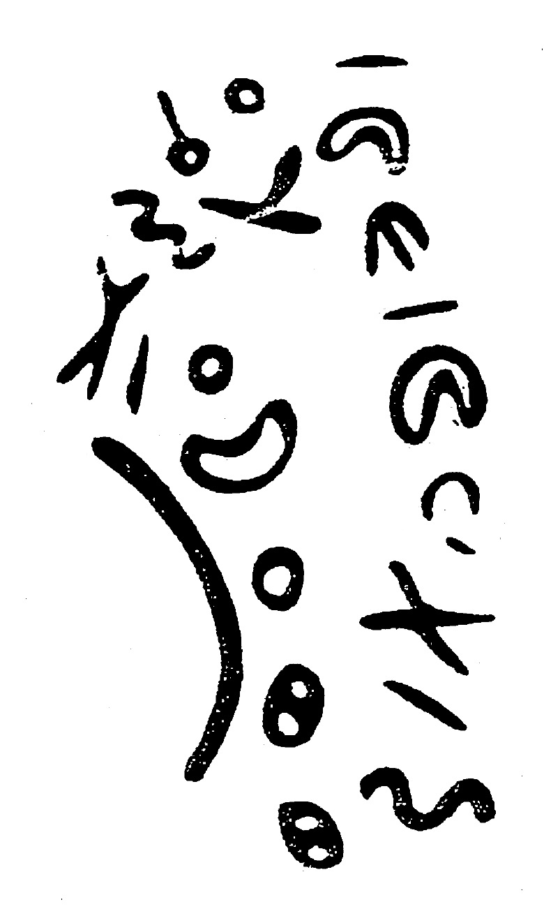 inscription of siglum HaNS 698