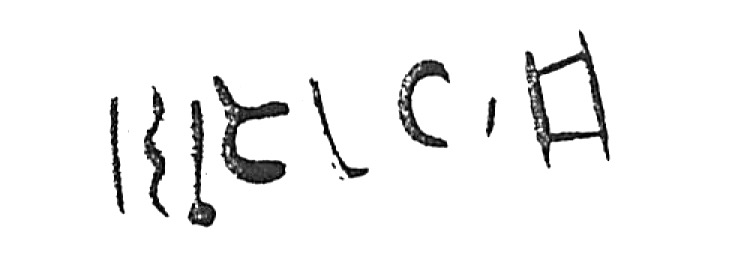 inscription of siglum HaNS 702