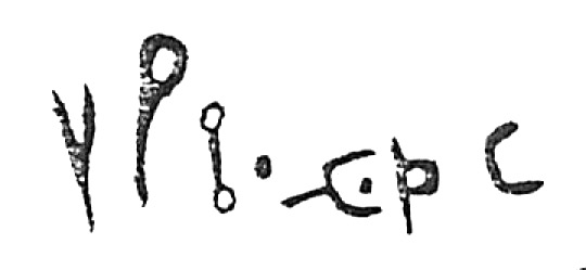 inscription of siglum HaNS 703