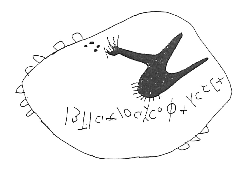 inscription of siglum HaNS 707
