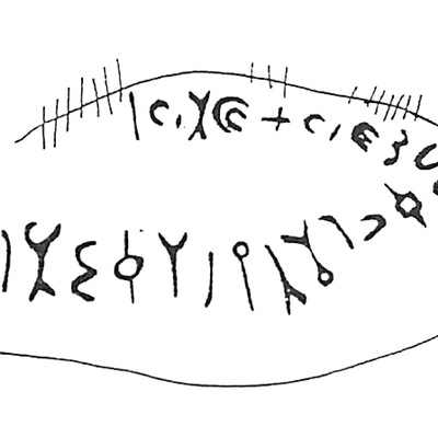 inscription of siglum HaNS 709