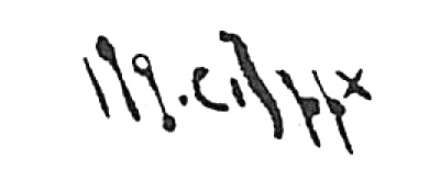inscription of siglum HaNS 710